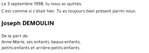 Joseph DEMOULIN