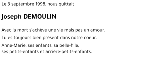 Joseph DEMOULIN