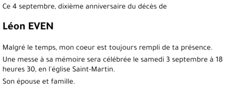 Léon EVEN