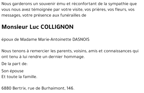 Luc COLLIGNON