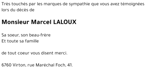 Marcel LALOUX