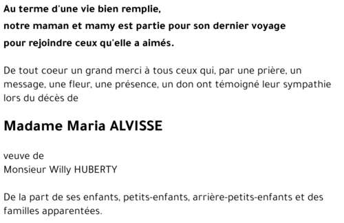Maria ALVISSE