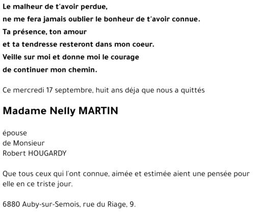 Nelly MARTIN