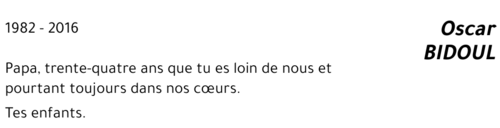 Oscar BIDOUL