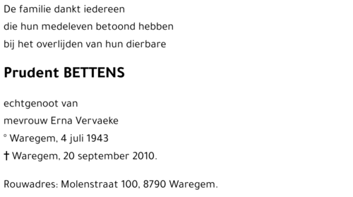 Prudent Bettens
