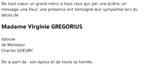 Virginie GREGORIUS