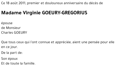 Virginie GREGORIUS