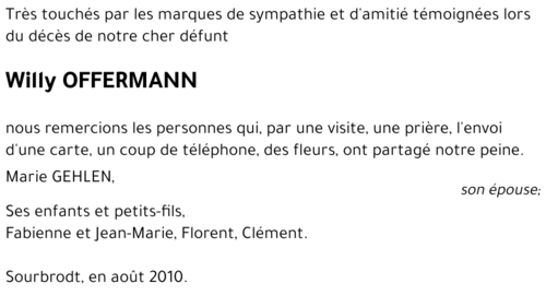 Willy OFFERMANN