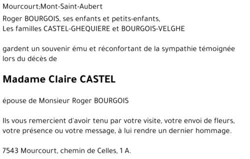 Claire CASTEL