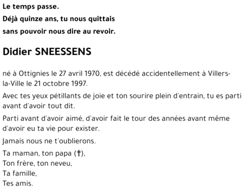 Didier SNEESSENS