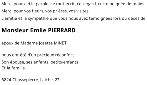 Emile PIERRARD