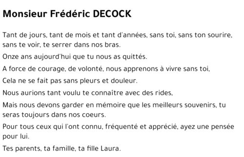 Frédéric DECOCK