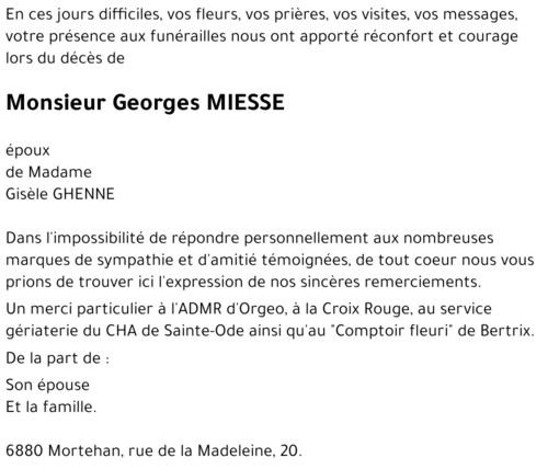 Georges MIESSE