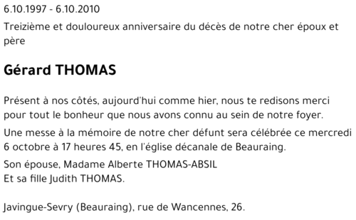 Gérard THOMAS