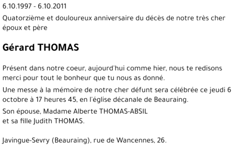 Gérard THOMAS