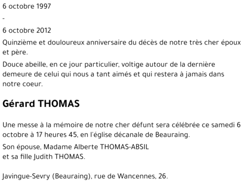 Gérard THOMAS