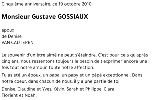 Gustave GOSSIAUX