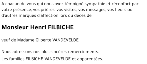 Henri FILBICHE