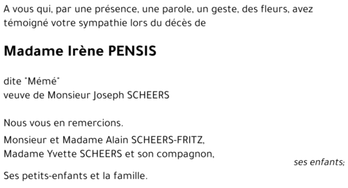 Irène PENSIS