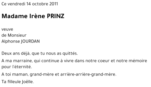 Irène PRINZ