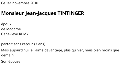 Jean-Jacques TINTINGER