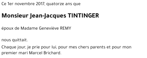 Jean-Jacques TINTINGER
