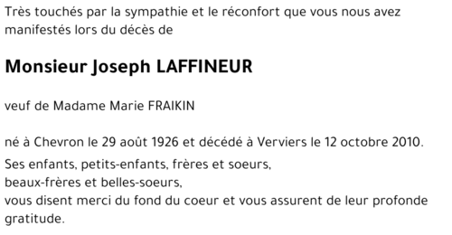 Joseph LAFFINEUR