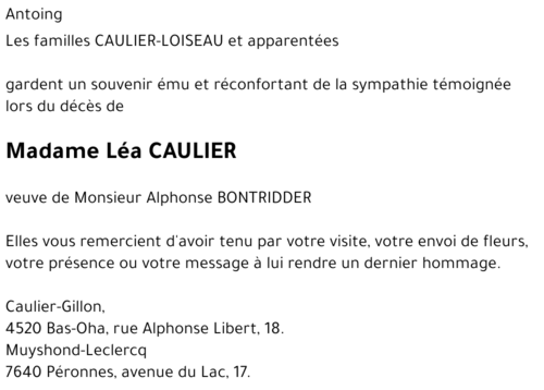 Léa CAULIER