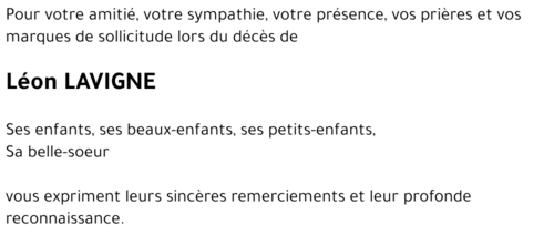 Léon LAVIGNE