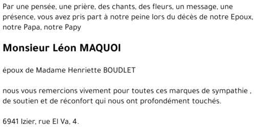 Léon MAQUOI