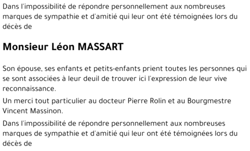 Léon MASSART