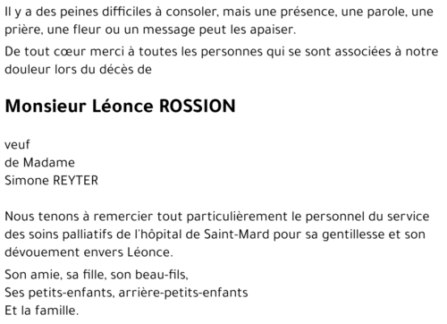 Léonce ROSSION