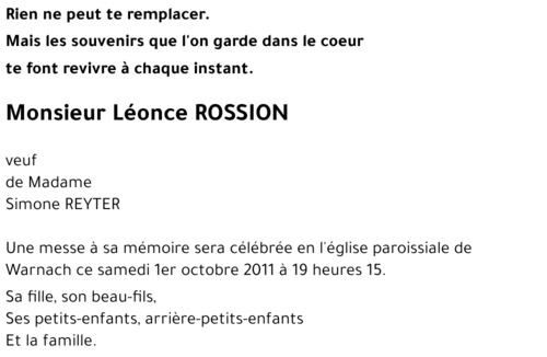 Léonce ROSSION