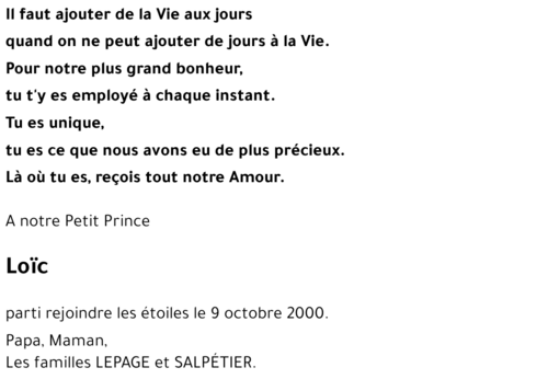 Loïc -