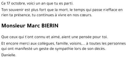 Marc BIERIN