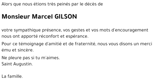 Marcel GILSON