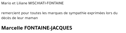 Marcelle JACQUES
