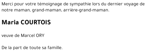Maria COURTOIS