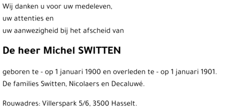 Michel SWITTEN