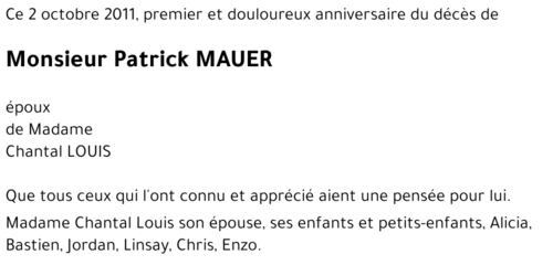 Patrick MAUER