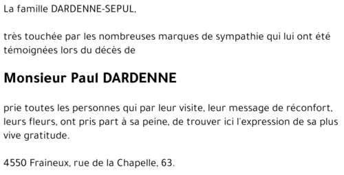 Paul DARDENNE