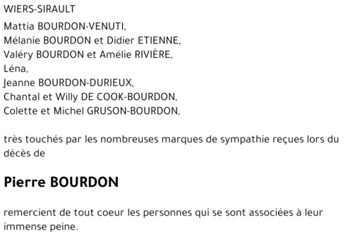 Pierre BOURDON