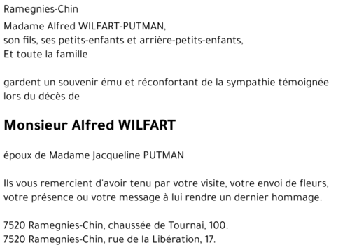 Alfred WILFART