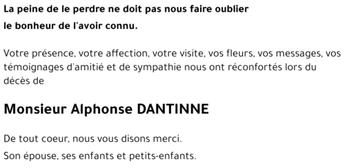 Alphonse DANTINNE