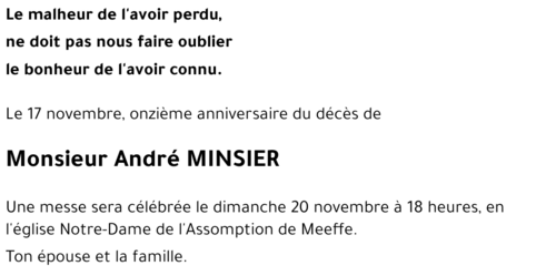 André MINSIER