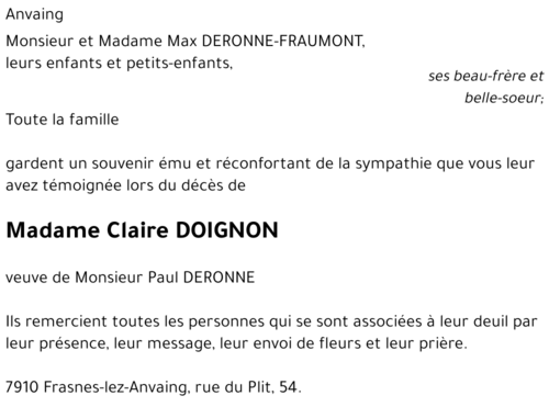 Claire Doignon