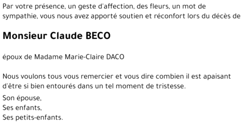 Claude BECO