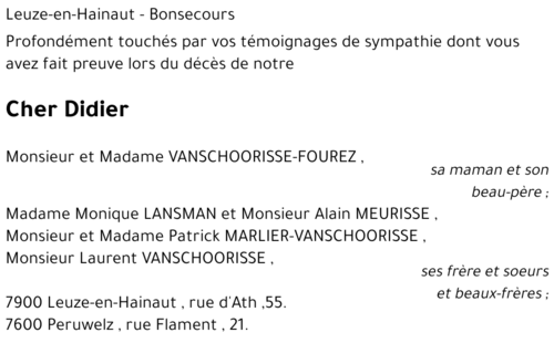 Didier LANSMAN