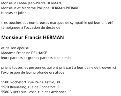Francis HERMAN
