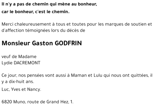 Gaston GODFRIN